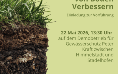 Infiltrationsleistung von Böden verbessern